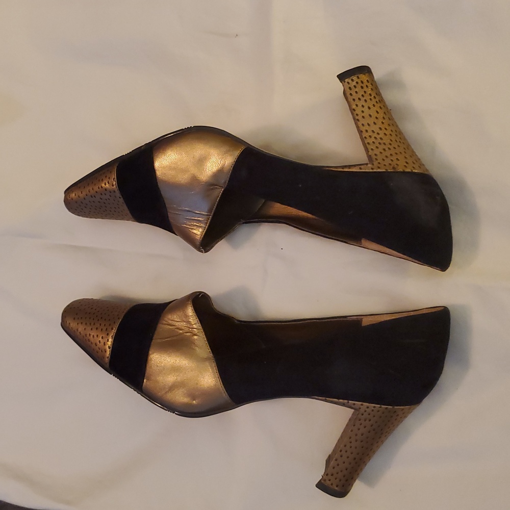 Vintage Corsina Flex "Lucille" Women's Block Heel Pumps Shoes Size 9B - Picture 6 of 10